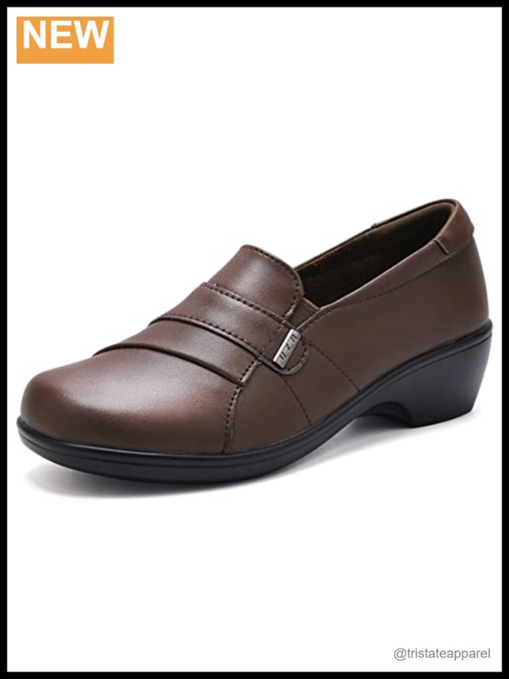 UZB Women's Loafers Vegan Leather Slip On Dress Shoes
